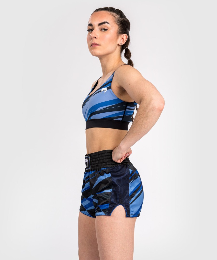 dámské muay thai kraťasy venum abyss - stínově modré