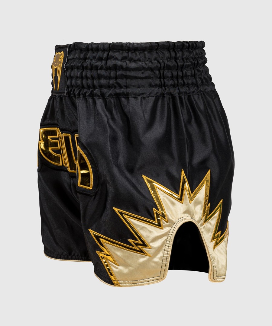 kraťasy venum inferno muay thai - černo-zlaté