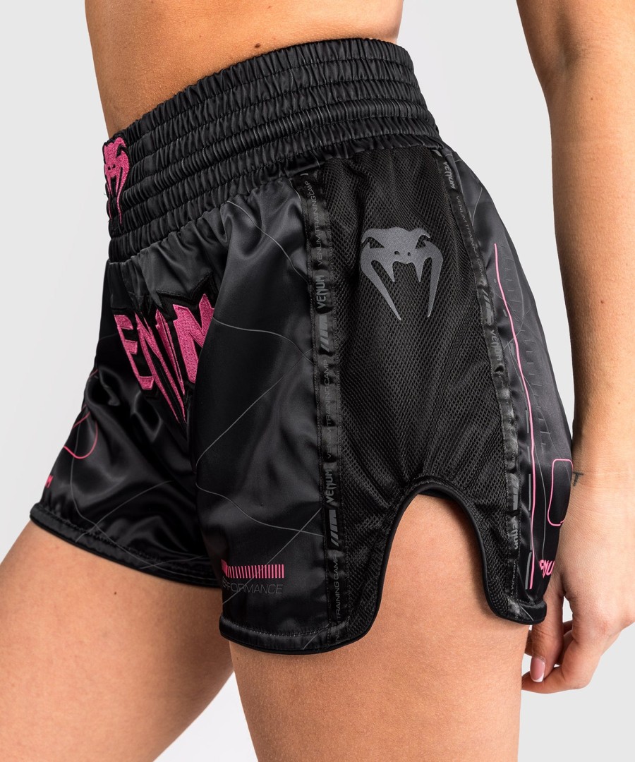 kraťasy venum tactical xt muay thai - černéstorm grey