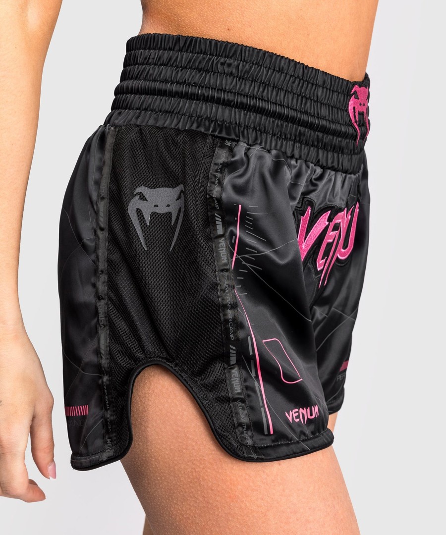 kraťasy venum tactical xt muay thai - černéstorm grey