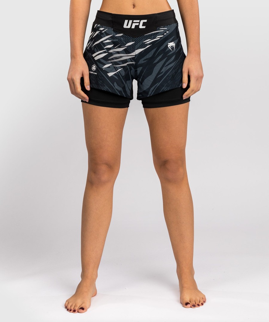 dámské kraťasy ufc fusion by venum authentic fight night - černé