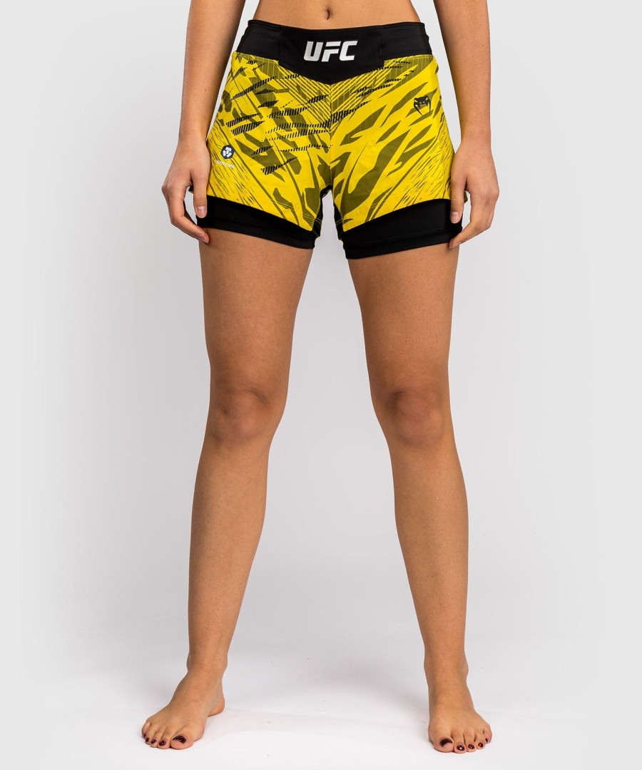 dámské kraťasy ufc fusion by venum authentic fight night - žluté