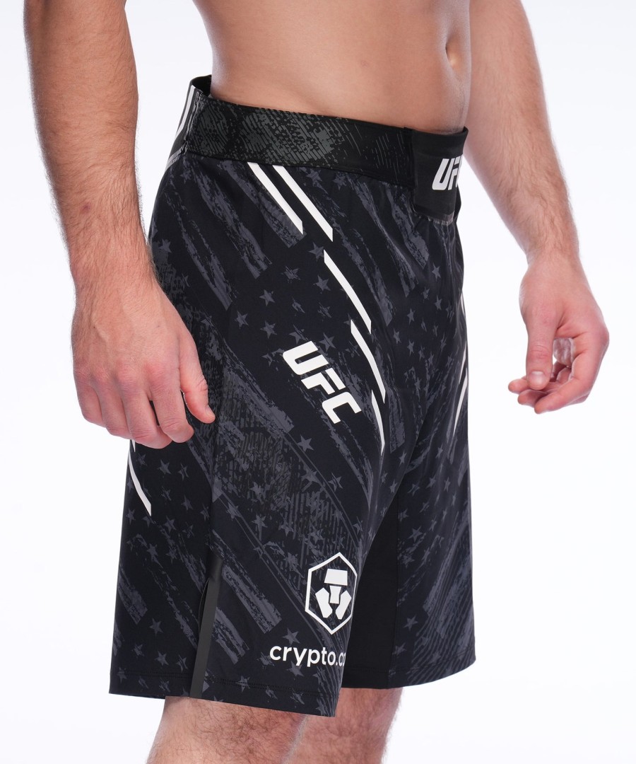 pánské kraťasy ufc unrival by venum black justin gaethje fight short