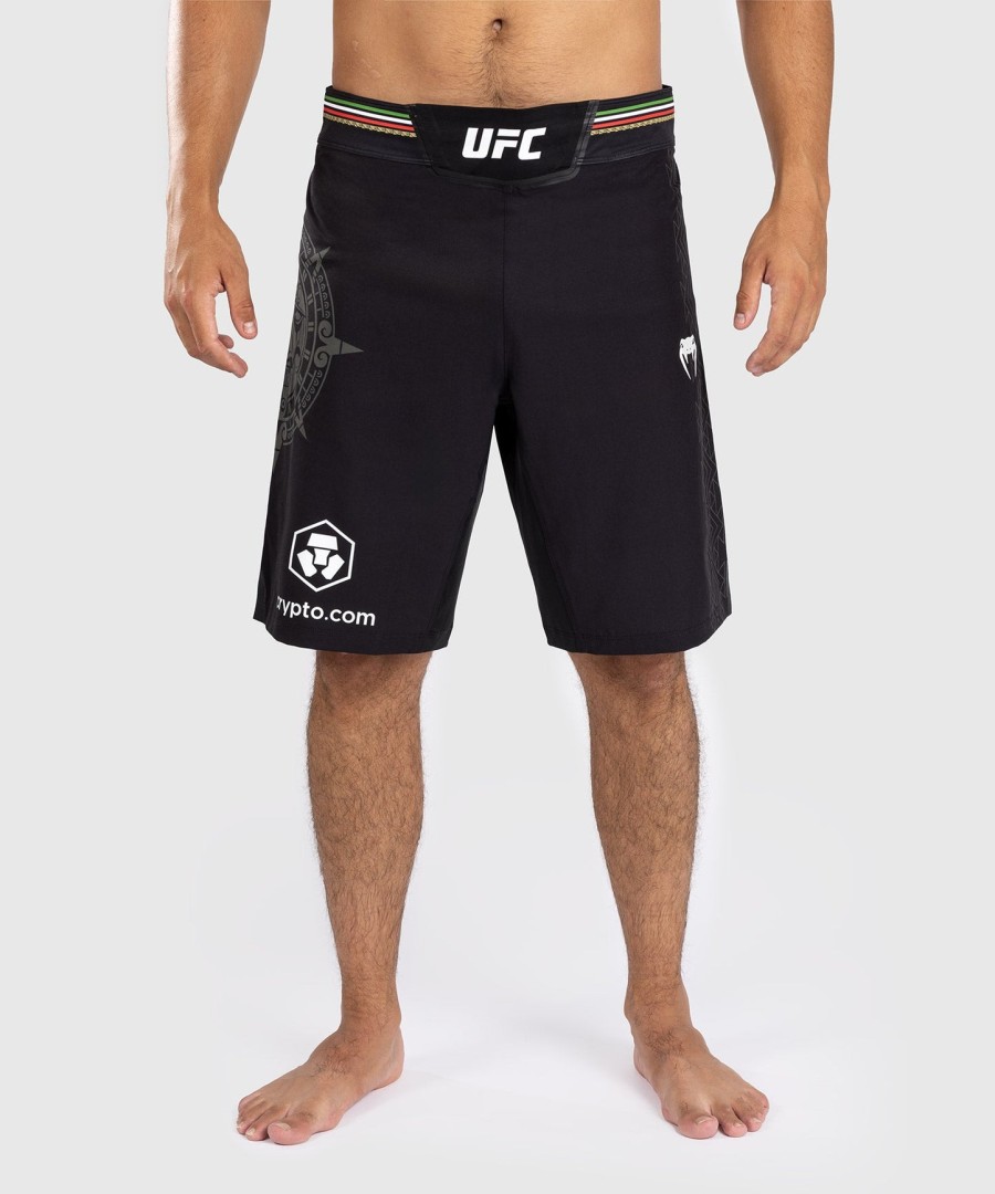 pánské kraťasy noche ufc by venum authentic fight night fight short - long fit - Černé