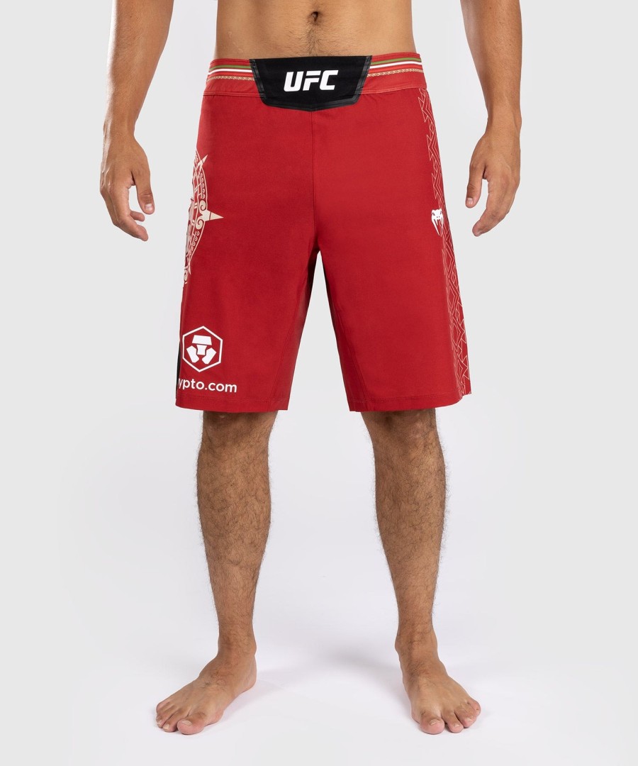 pánské kraťasy noche ufc by venum authentic fight night fight short - long fit - Červené