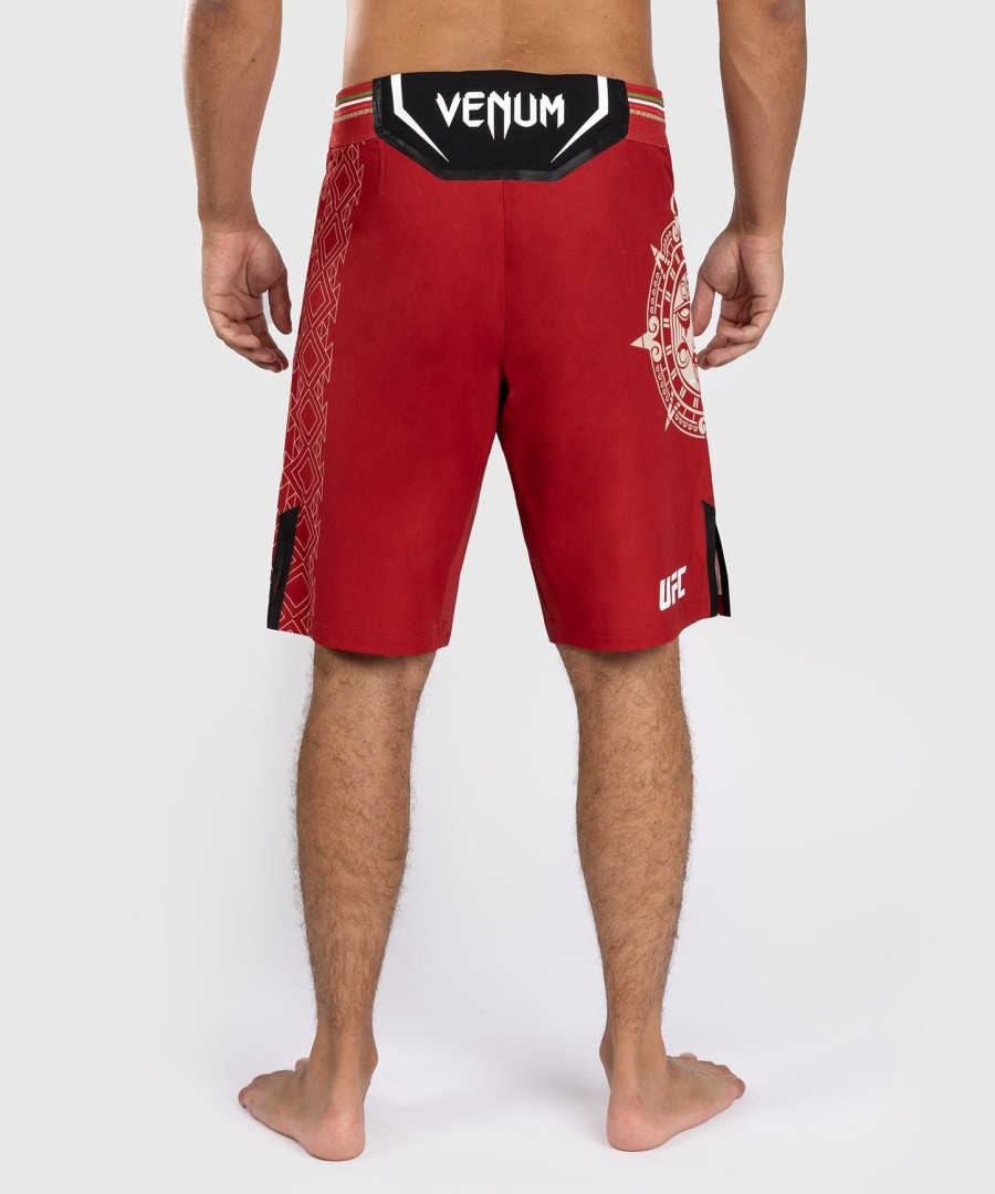 pánské kraťasy noche ufc by venum authentic fight night fight short - long fit - Červené