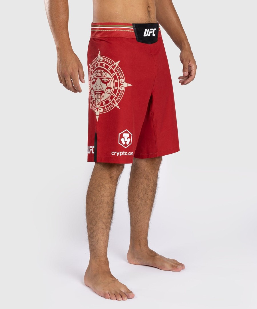 pánské kraťasy noche ufc by venum authentic fight night fight short - long fit - Červené
