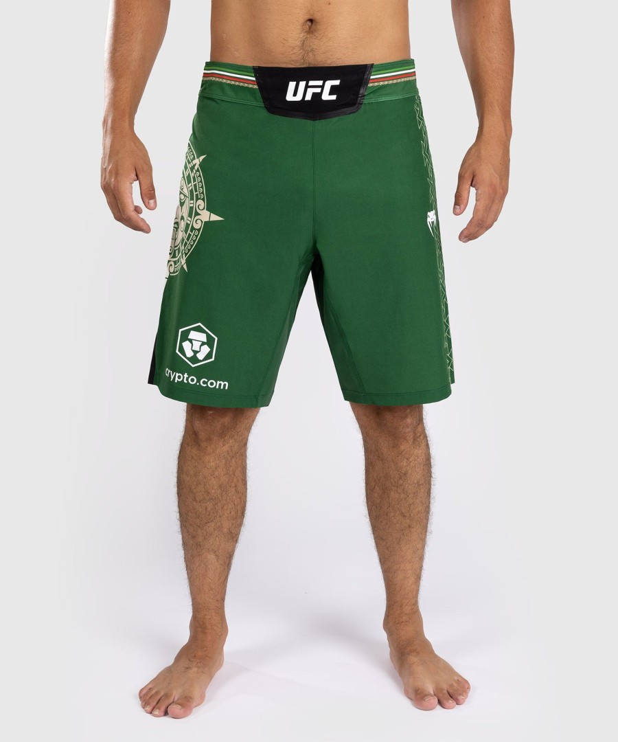 pánské kraťasy noche ufc by venum authentic fight night fight short - long fit - zelené