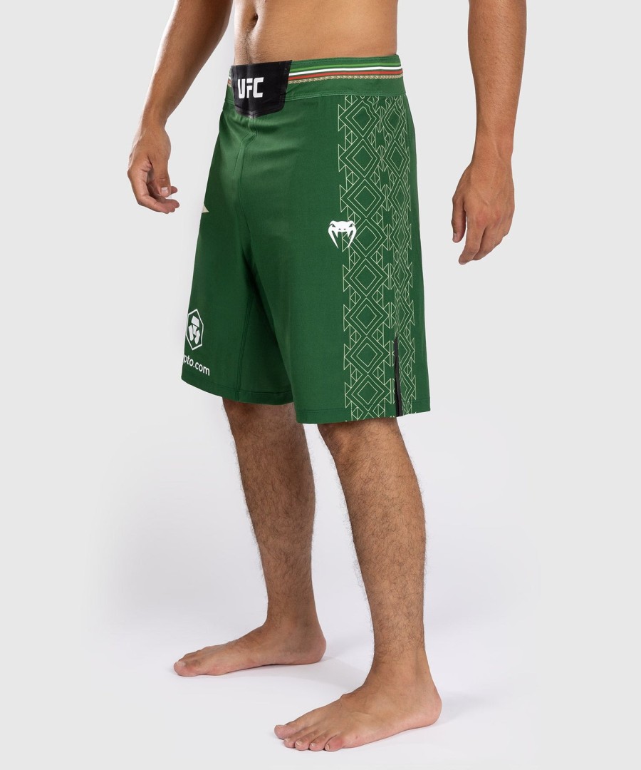 pánské kraťasy noche ufc by venum authentic fight night fight short - long fit - zelené