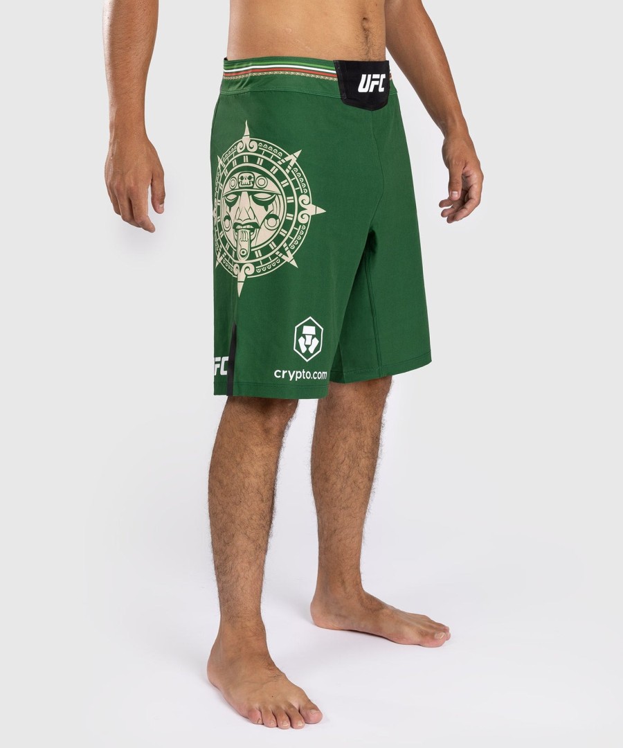 pánské kraťasy noche ufc by venum authentic fight night fight short - long fit - zelené