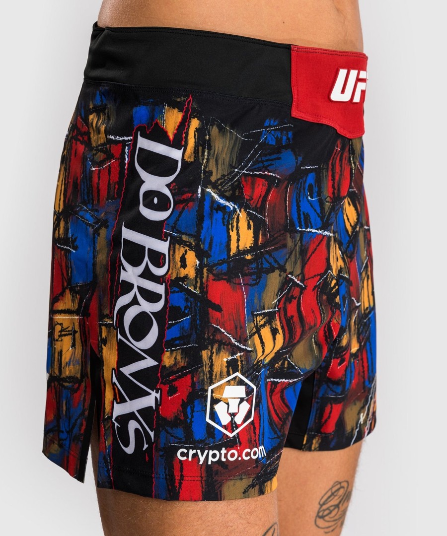 pánské kraťasy ufc unrival by venum red charles oliveira fight short