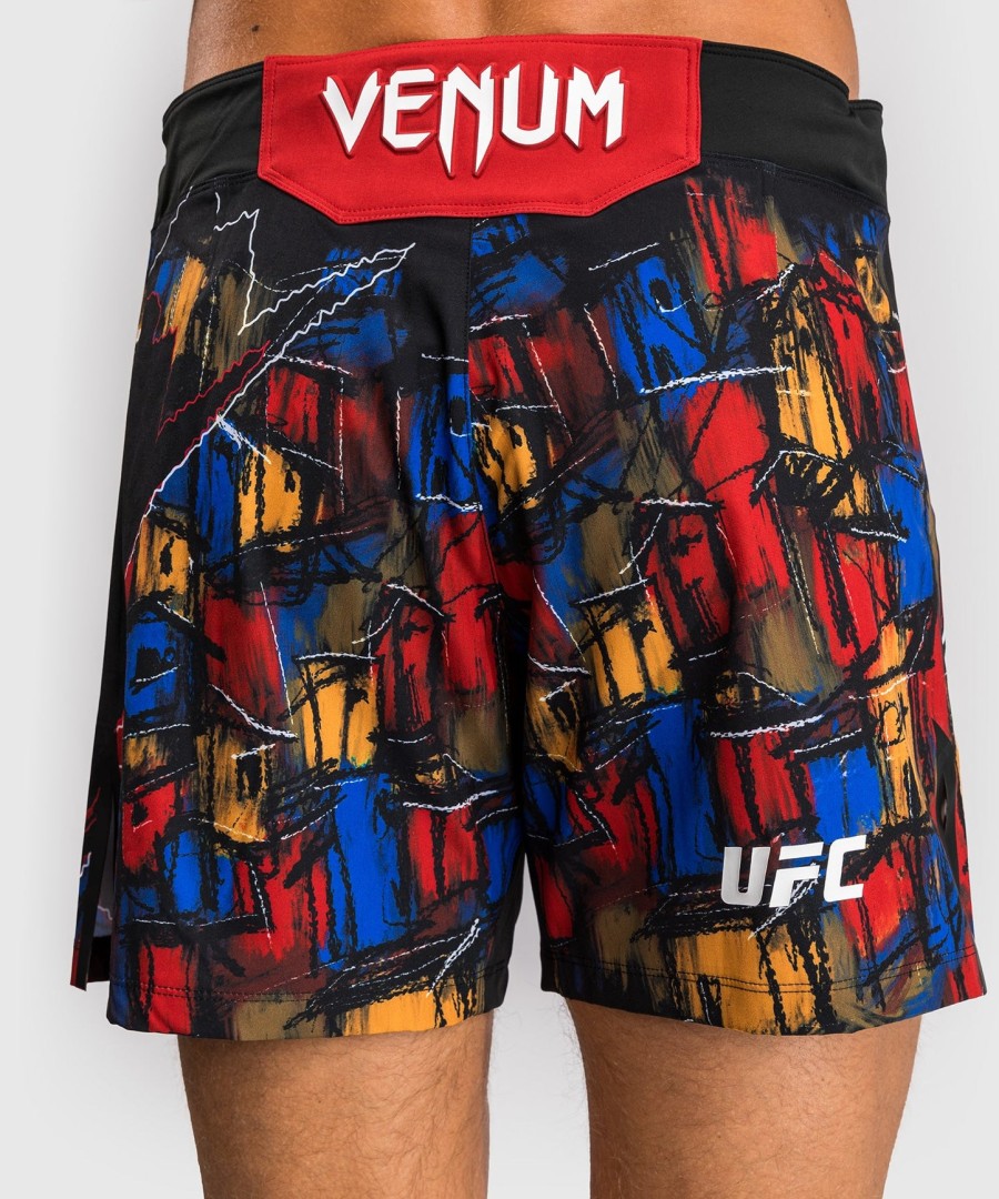pánské kraťasy ufc unrival by venum red charles oliveira fight short