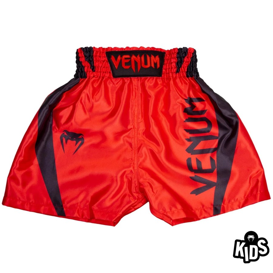 dětské boxerské trenýrky venum elite - červeno-černé
