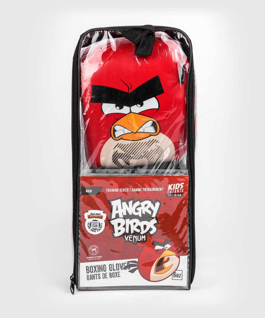 boxerské rukavice venum angry birds - pro děti - červené