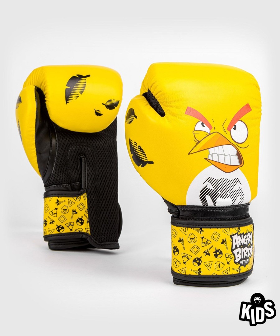 boxerské rukavice venum angry birds - pro děti - žluté