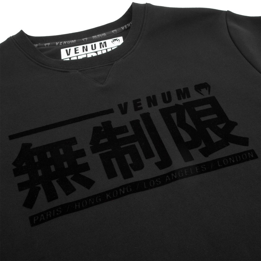 mikina s kapucí venum limitless - černáčerná