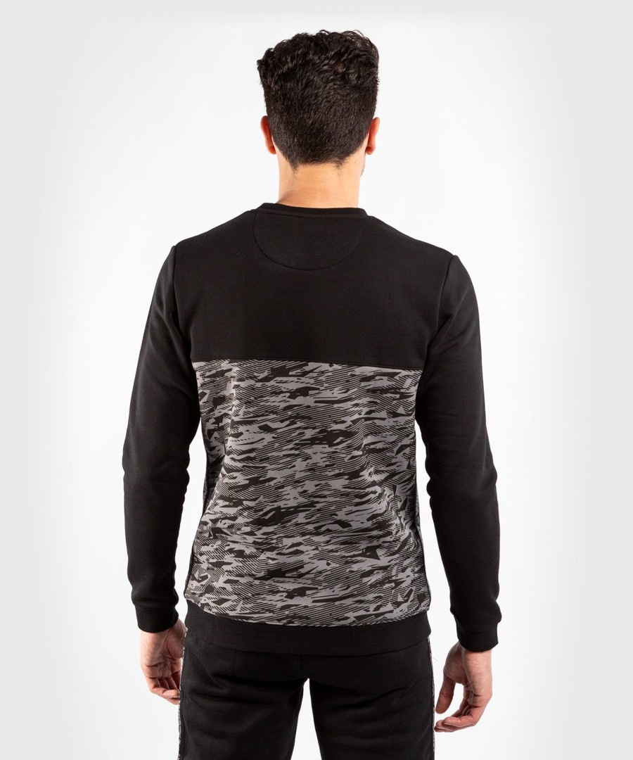mikina venum connect crewneck - černátmavě maskáčová