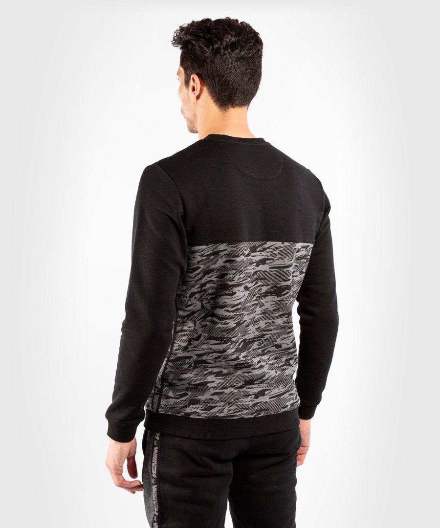 mikina venum connect crewneck - černátmavě maskáčová