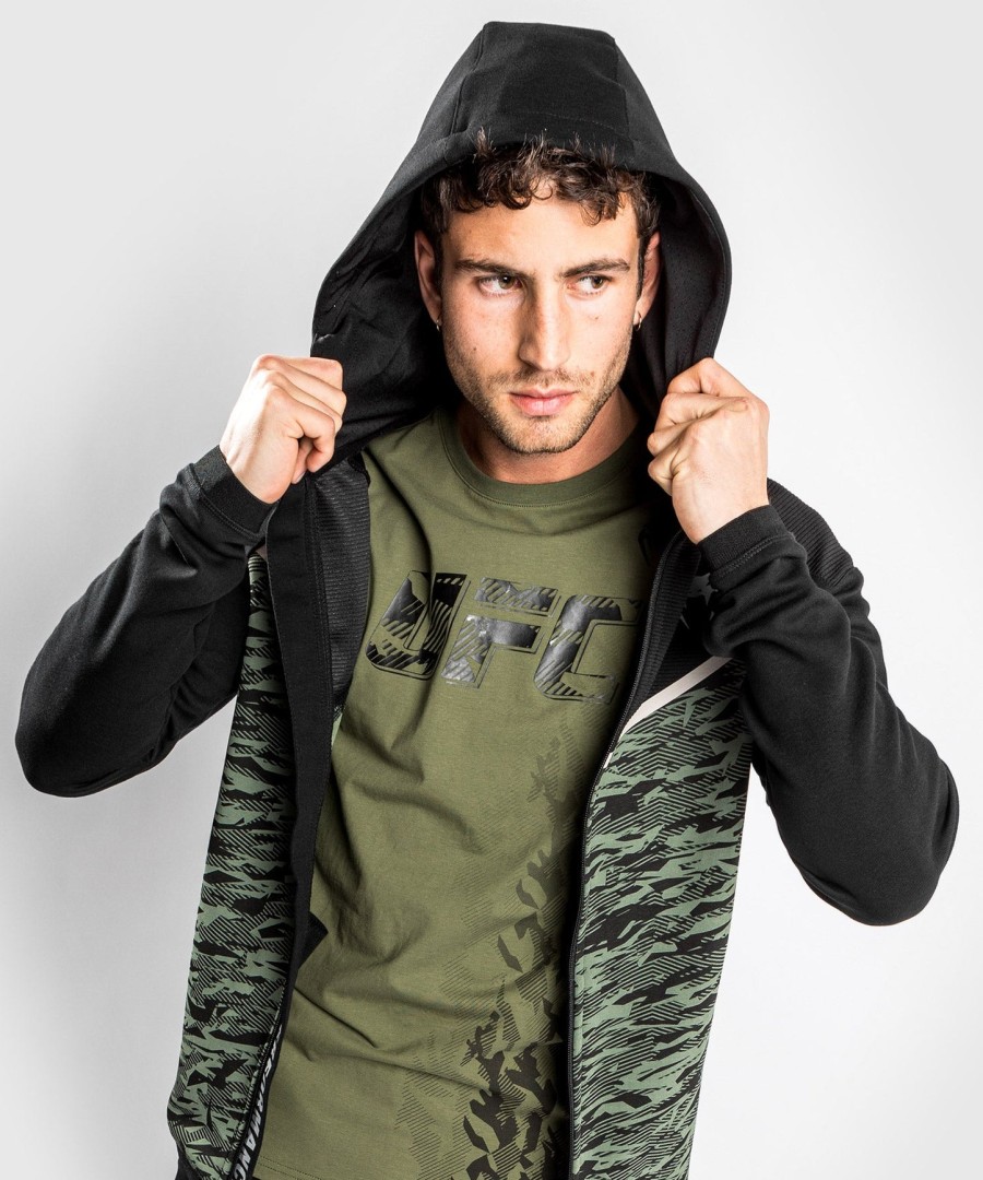 mikina s kapucí venum laser evo 2.0 - khaki camo