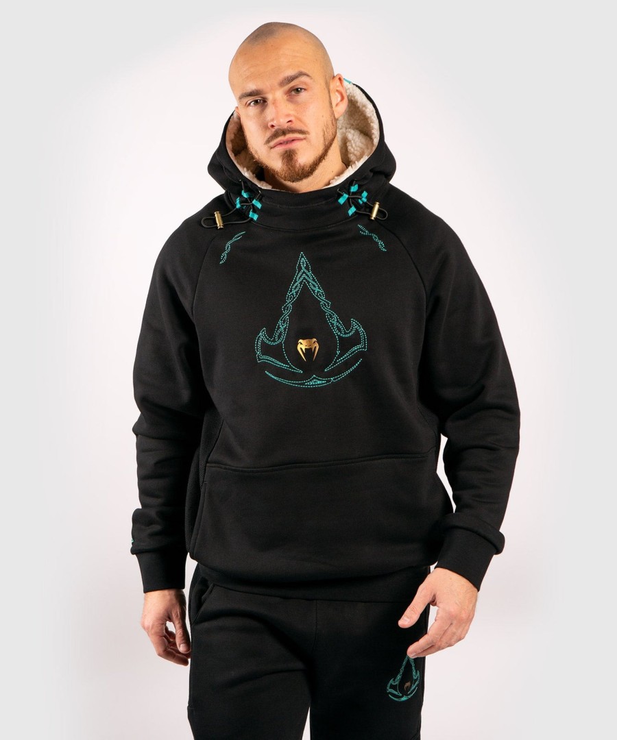 mikina s kapucí venum assassin creed - černámodrá