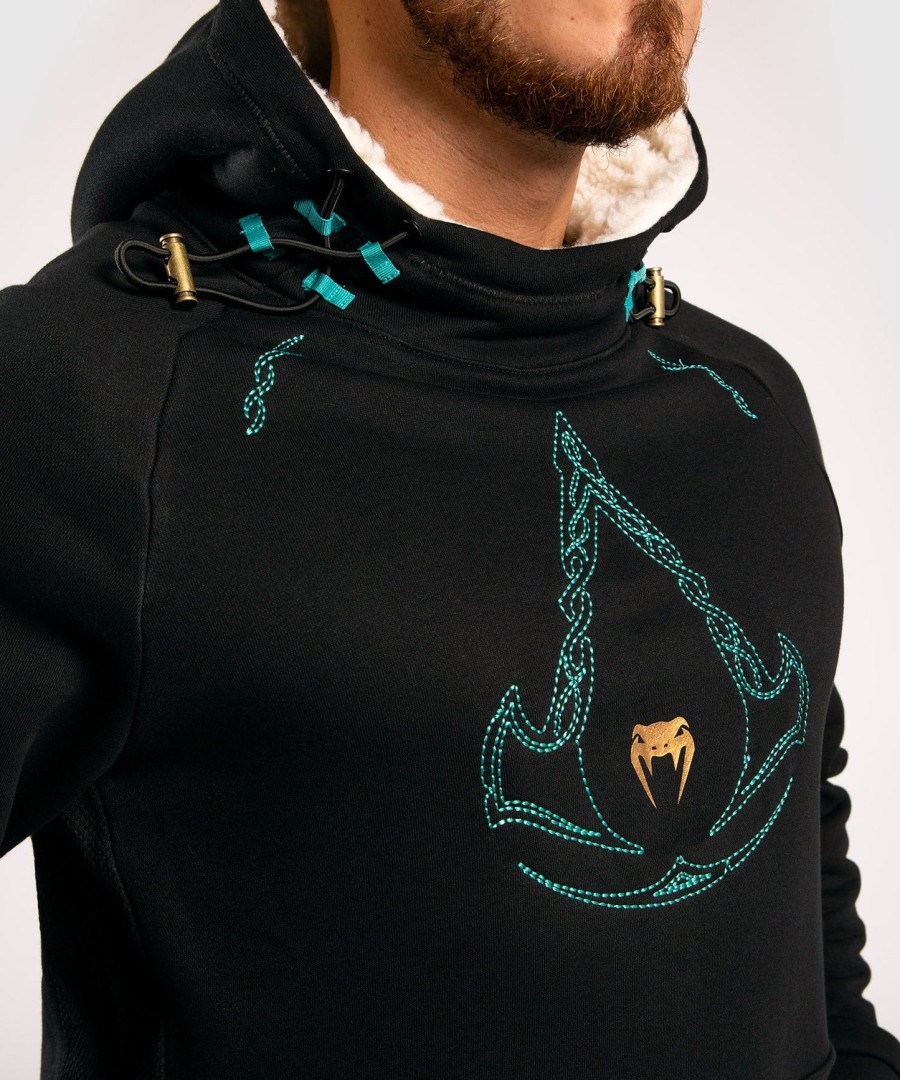 mikina s kapucí venum assassin creed - černámodrá