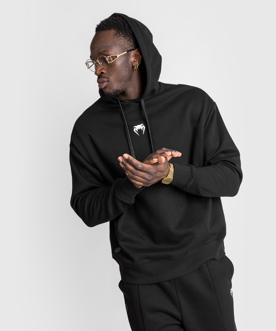 mikina s kapucí venum vortex xl - oversize - černá