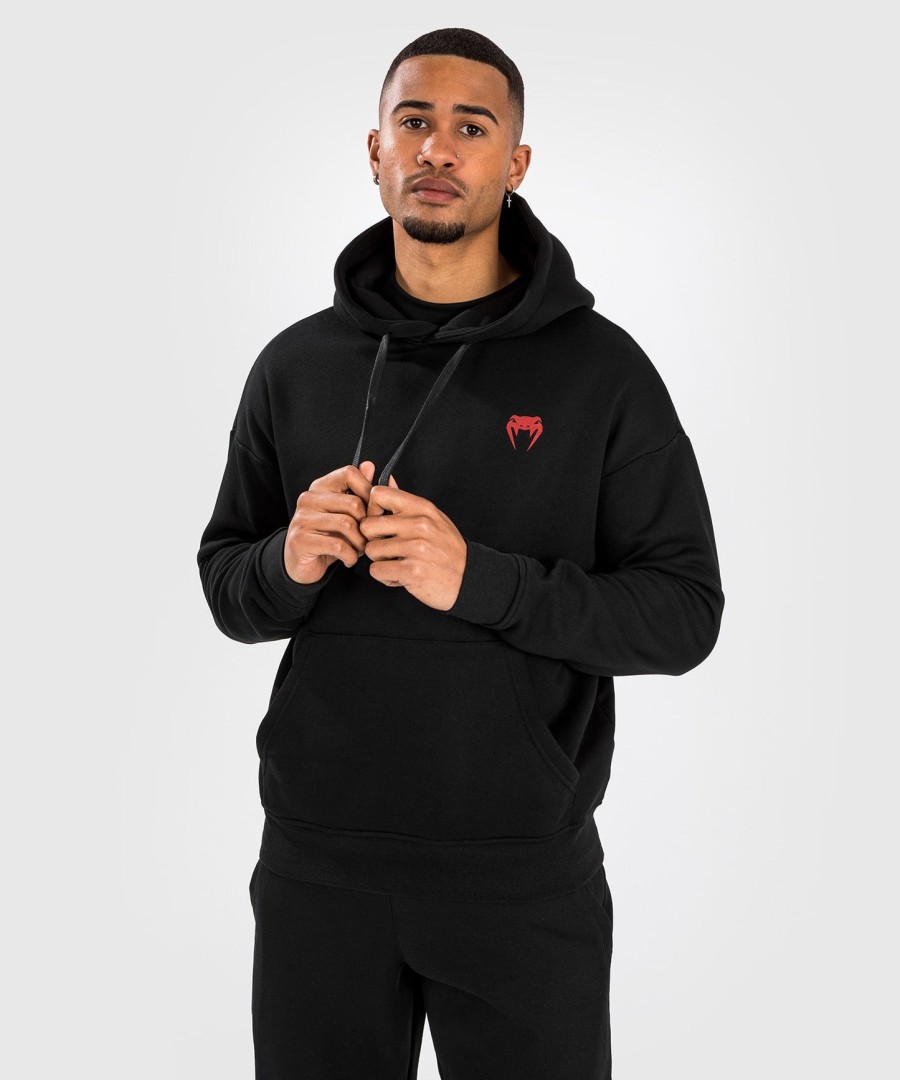 unisex mikina s kapucí venum x dodge banshee s potiskem - černá