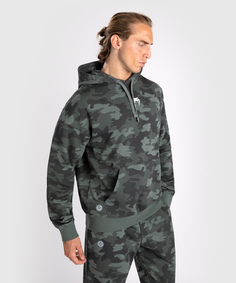 pánská mikina s kapucí venum vortex xl - khaki maskáčová