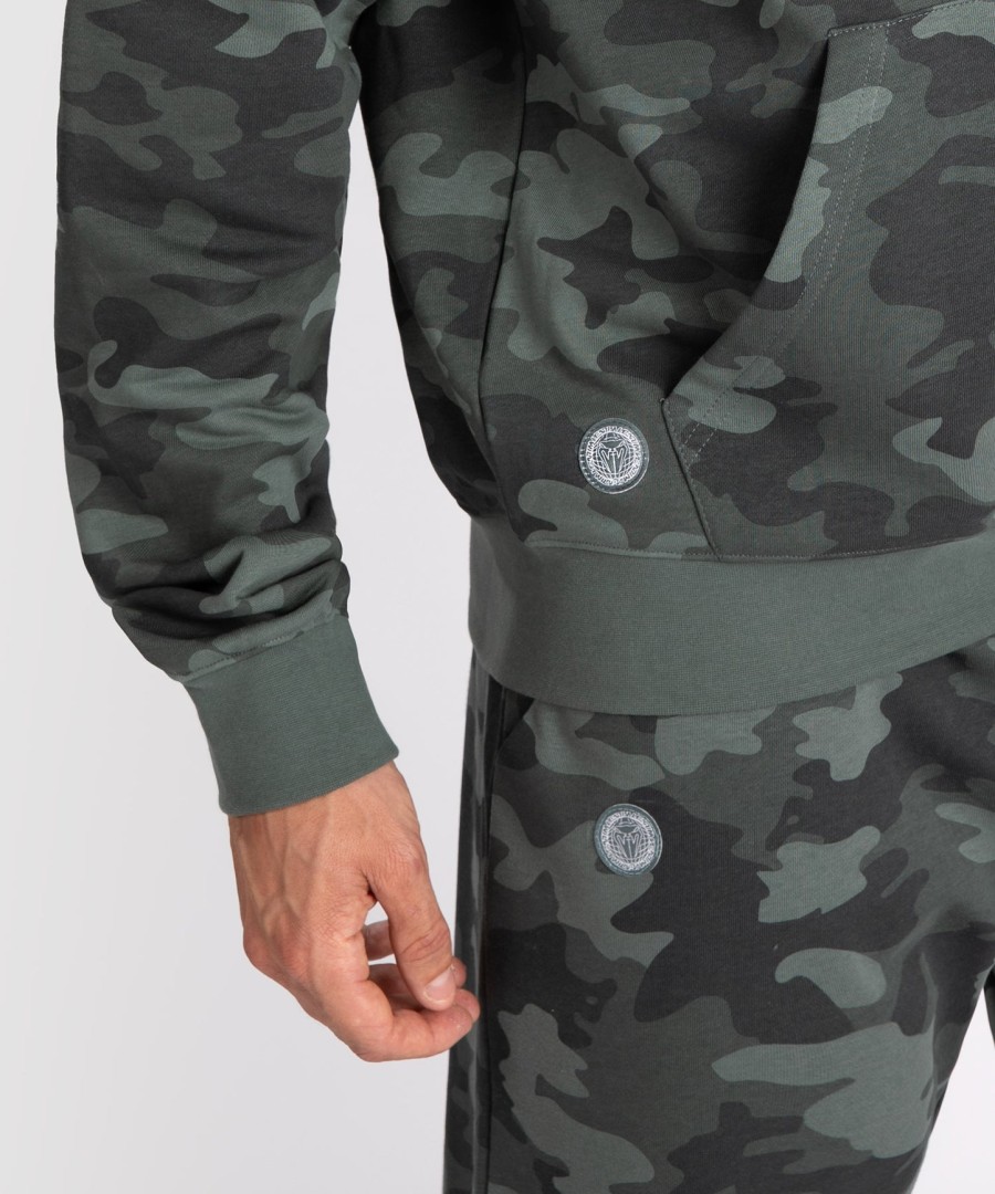 pánská mikina s kapucí venum vortex xl - khaki maskáčová