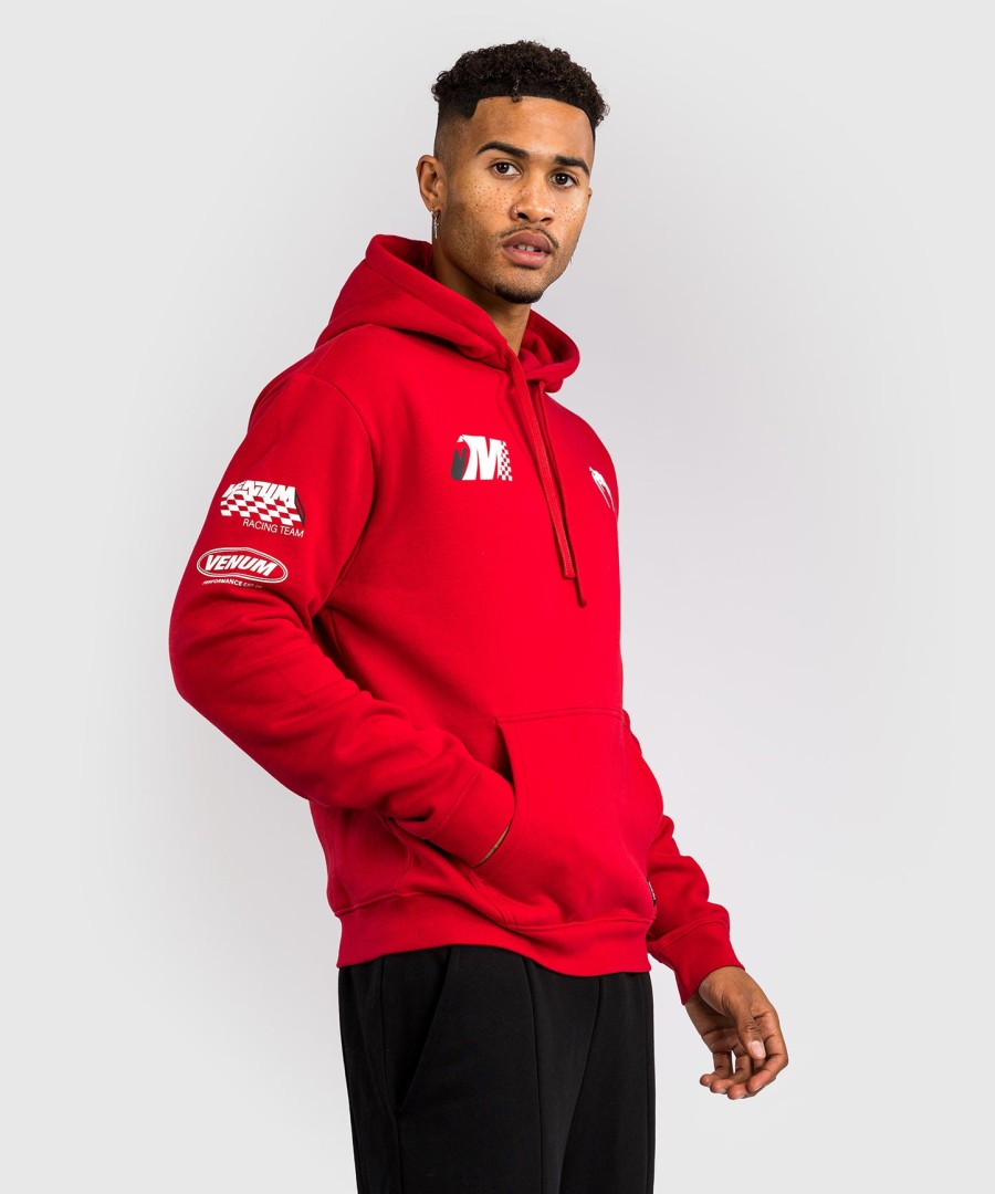 mikina s kapucí venum motorsport - závodní červená
