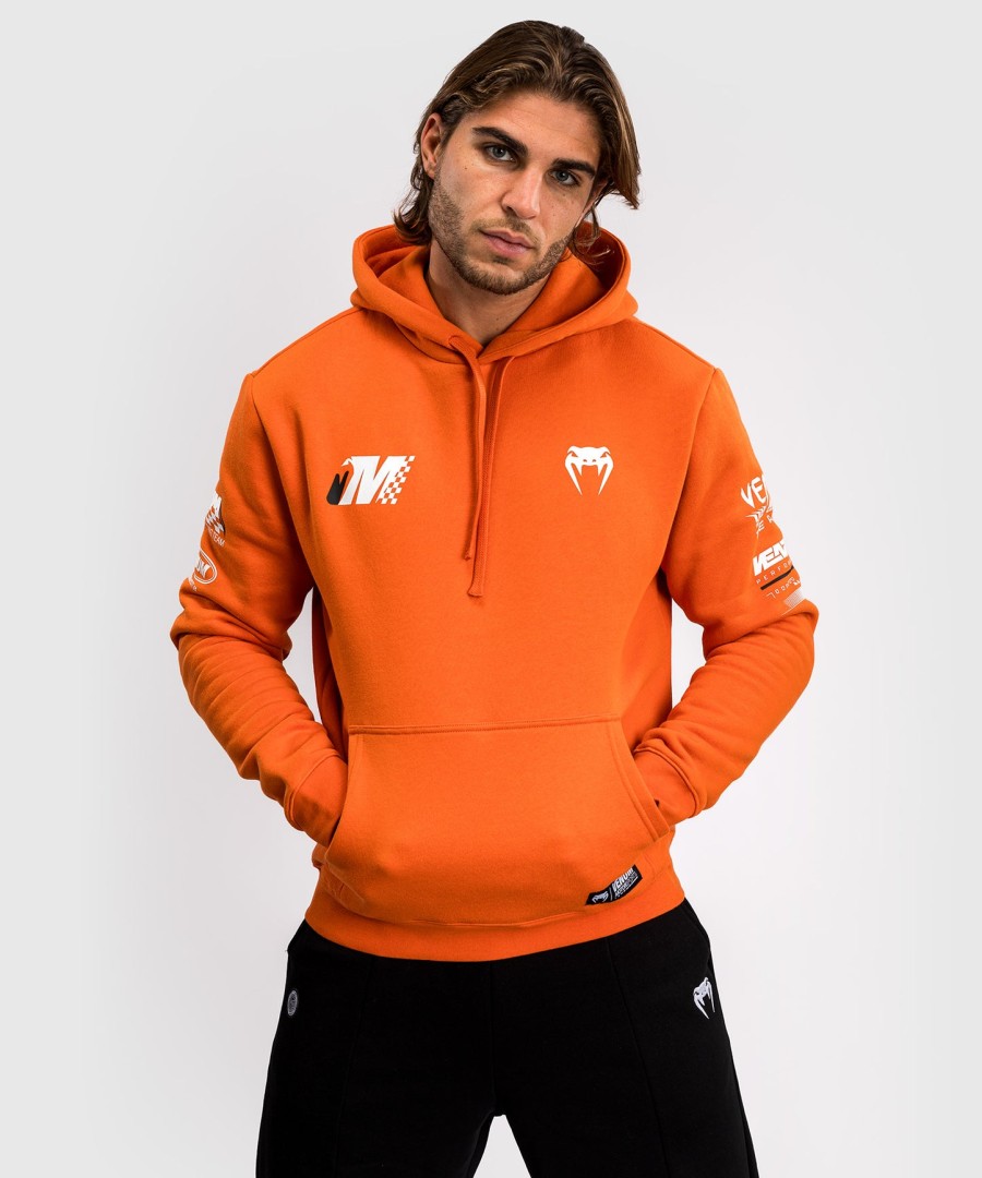 mikina s kapucí venum motorsport - mandarinková