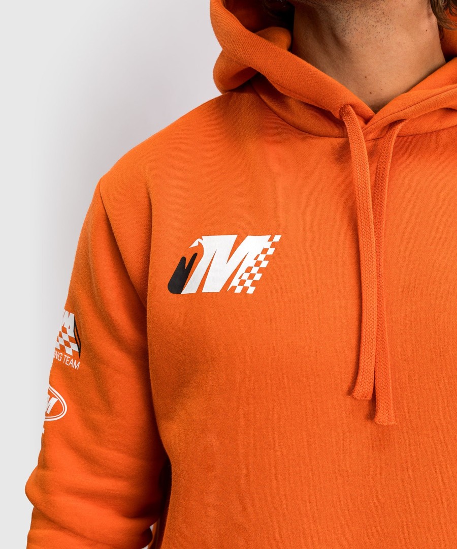 mikina s kapucí venum motorsport - mandarinková
