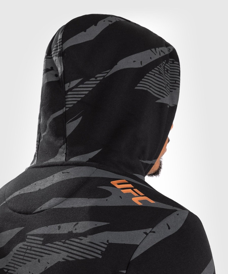 pánská mikina s kapucí ufc adrenaline by venum fight week - urban camo