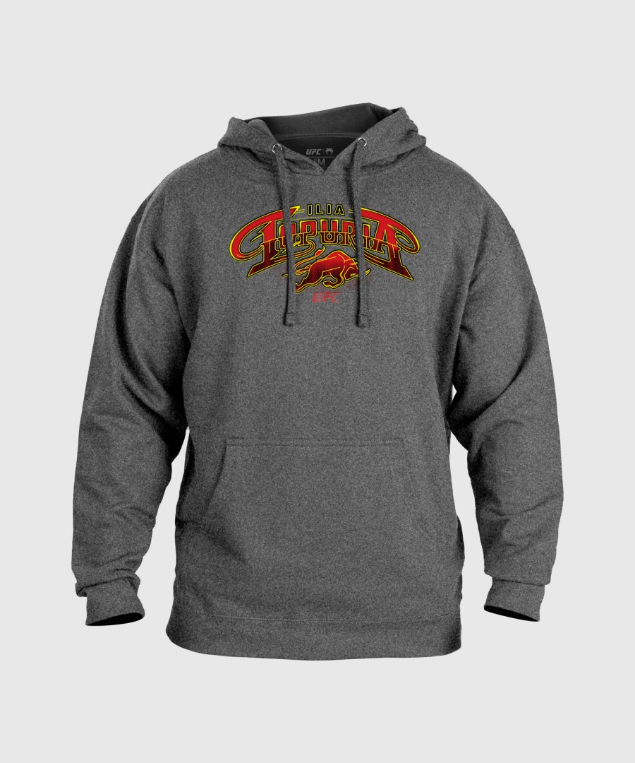 pánské ufc unrivaled by venum heather grey ilia topuria hoodie