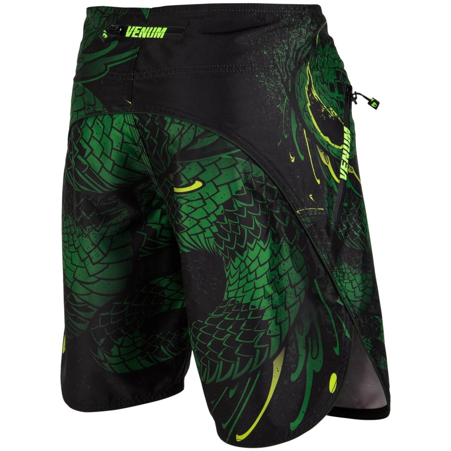 koupelnové kraťasy venum green viper - černo-zelené