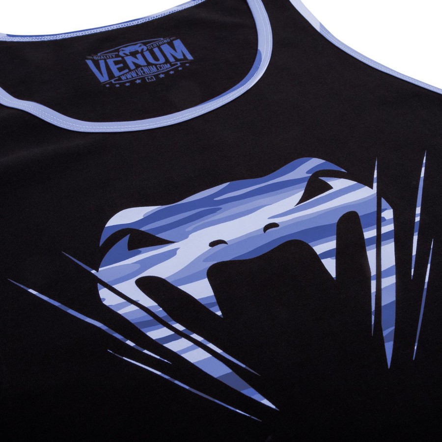 tílko venum wave camo - černomodré