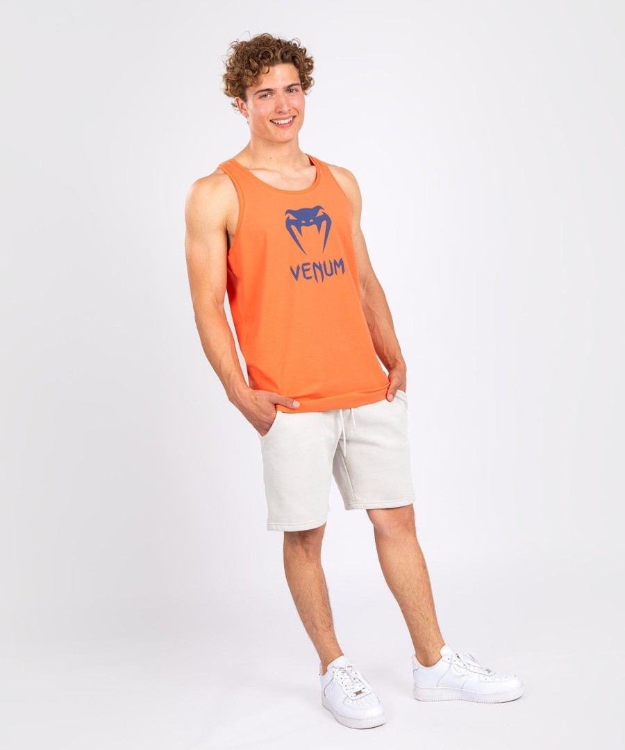klasické tílko venum - oranžovétmavomodré