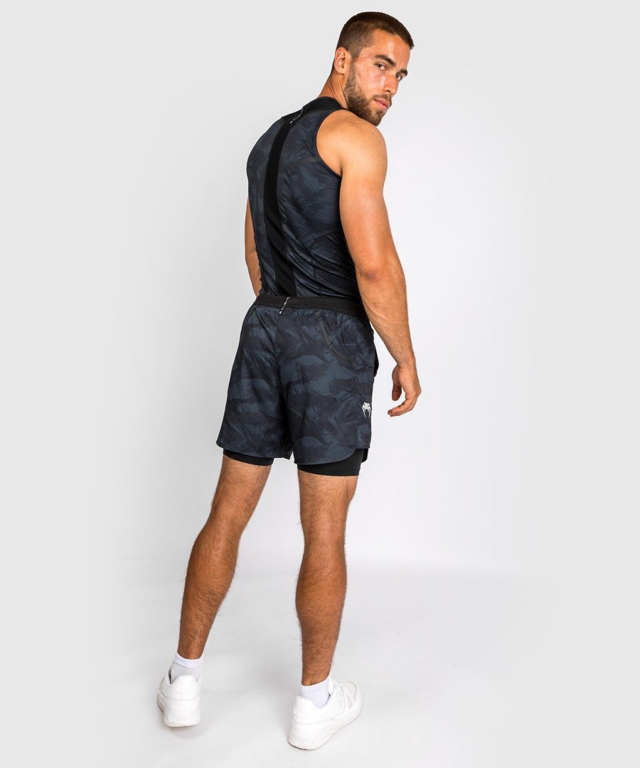 rashguard venum electron 3.0 - bez rukávů - černý