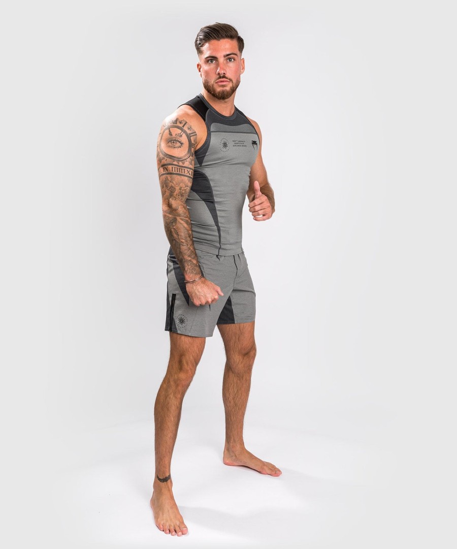 venum stone rashguard bez rukávů - minerálně zelený