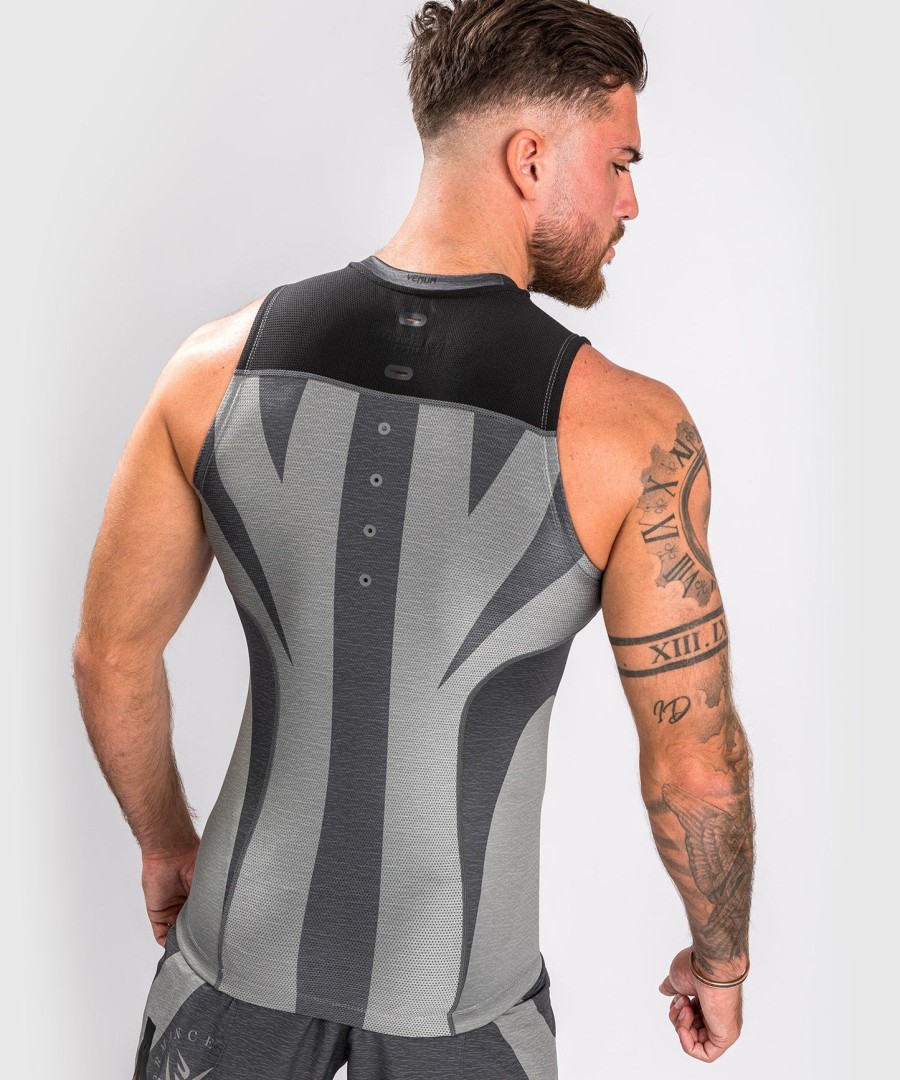 venum stone rashguard bez rukávů - minerálně zelený
