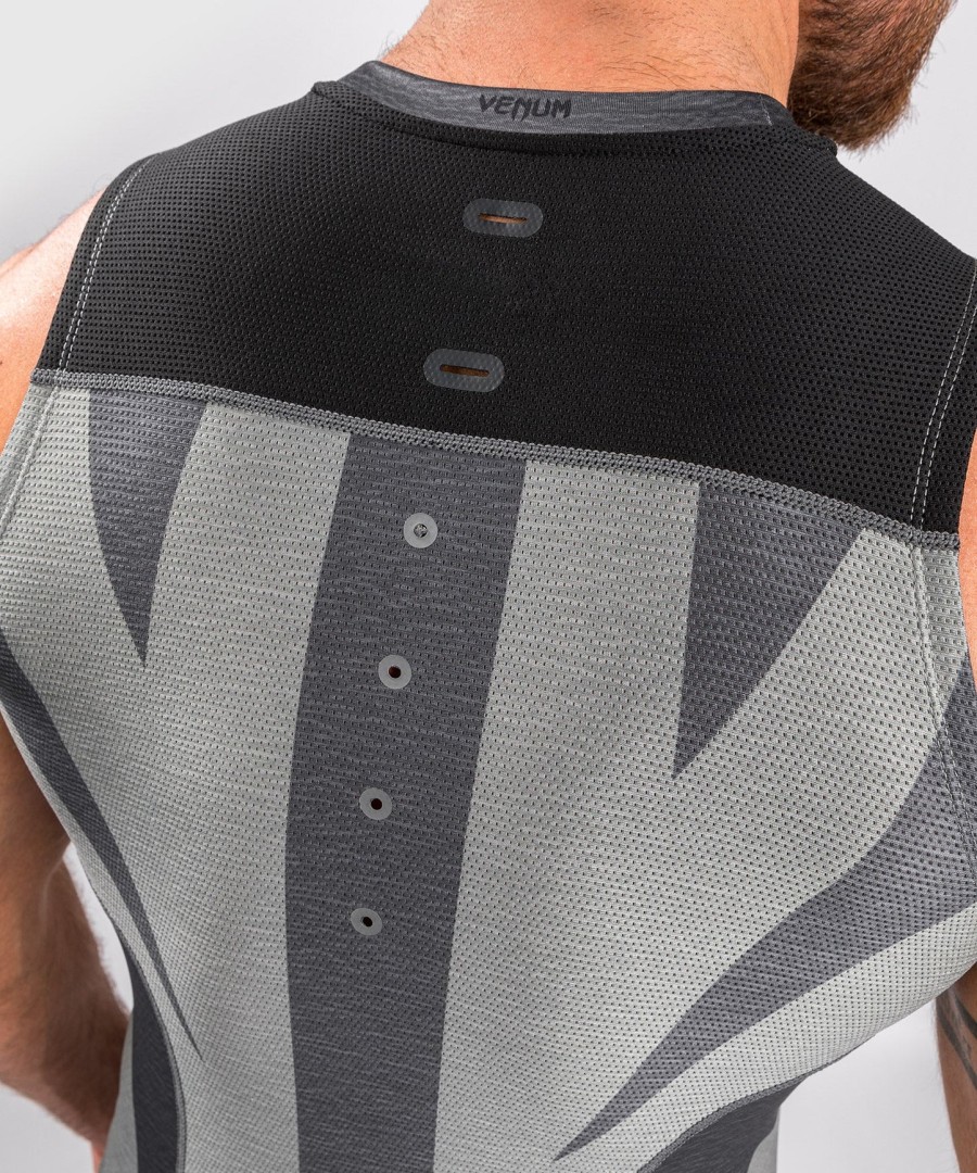 venum stone rashguard bez rukávů - minerálně zelený