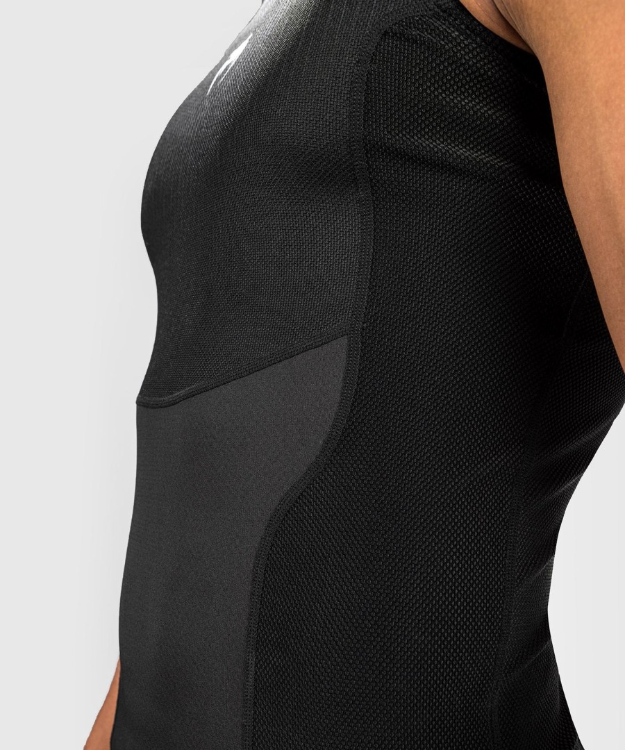 venum rashguard biomecha bez rukávů - černášedá