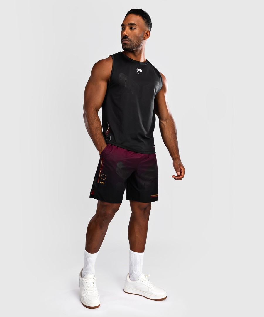 pánské tílko venum tactical xt dry-tech - černéohnivé červené