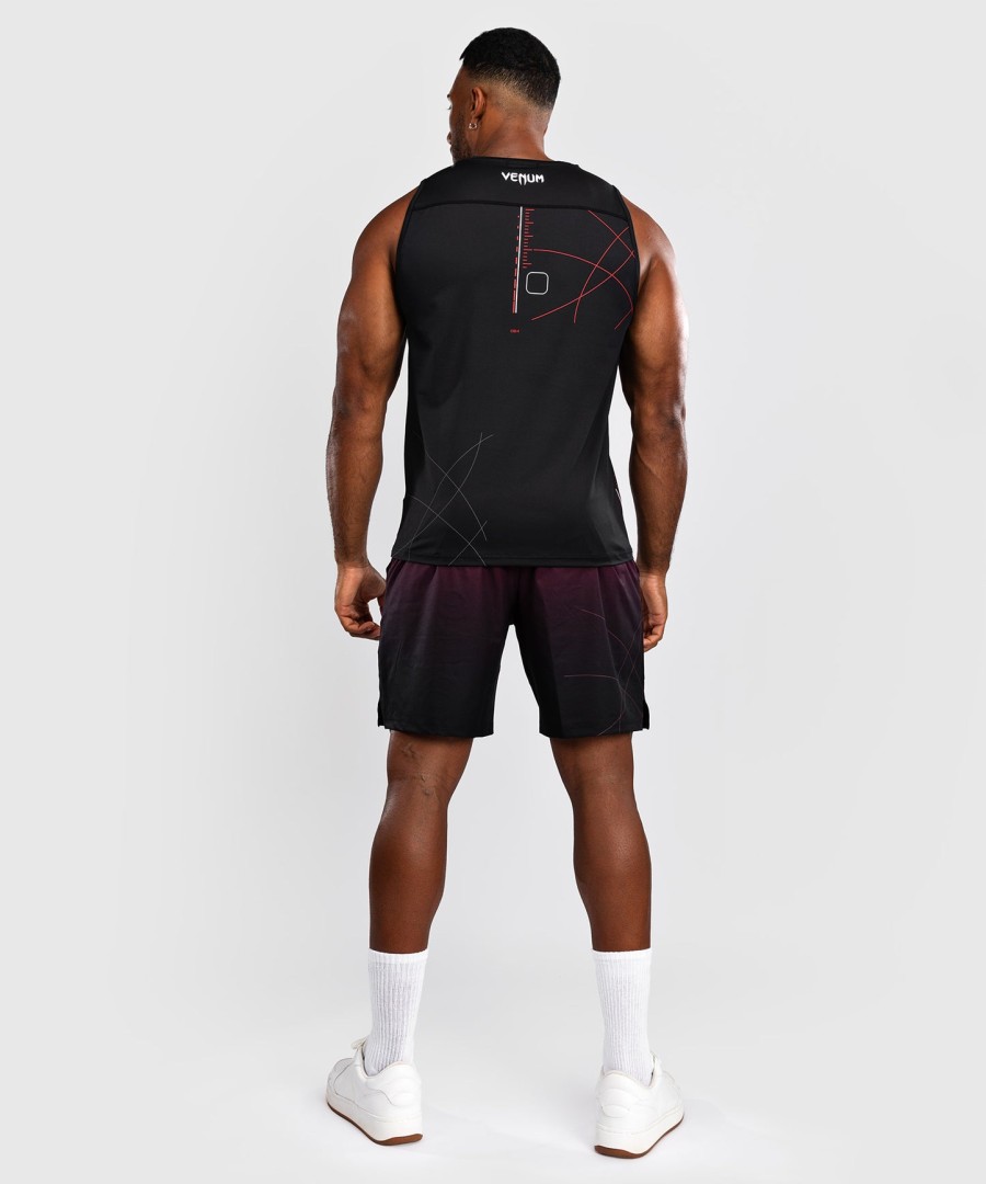 pánské tílko venum tactical xt dry-tech - černéohnivé červené