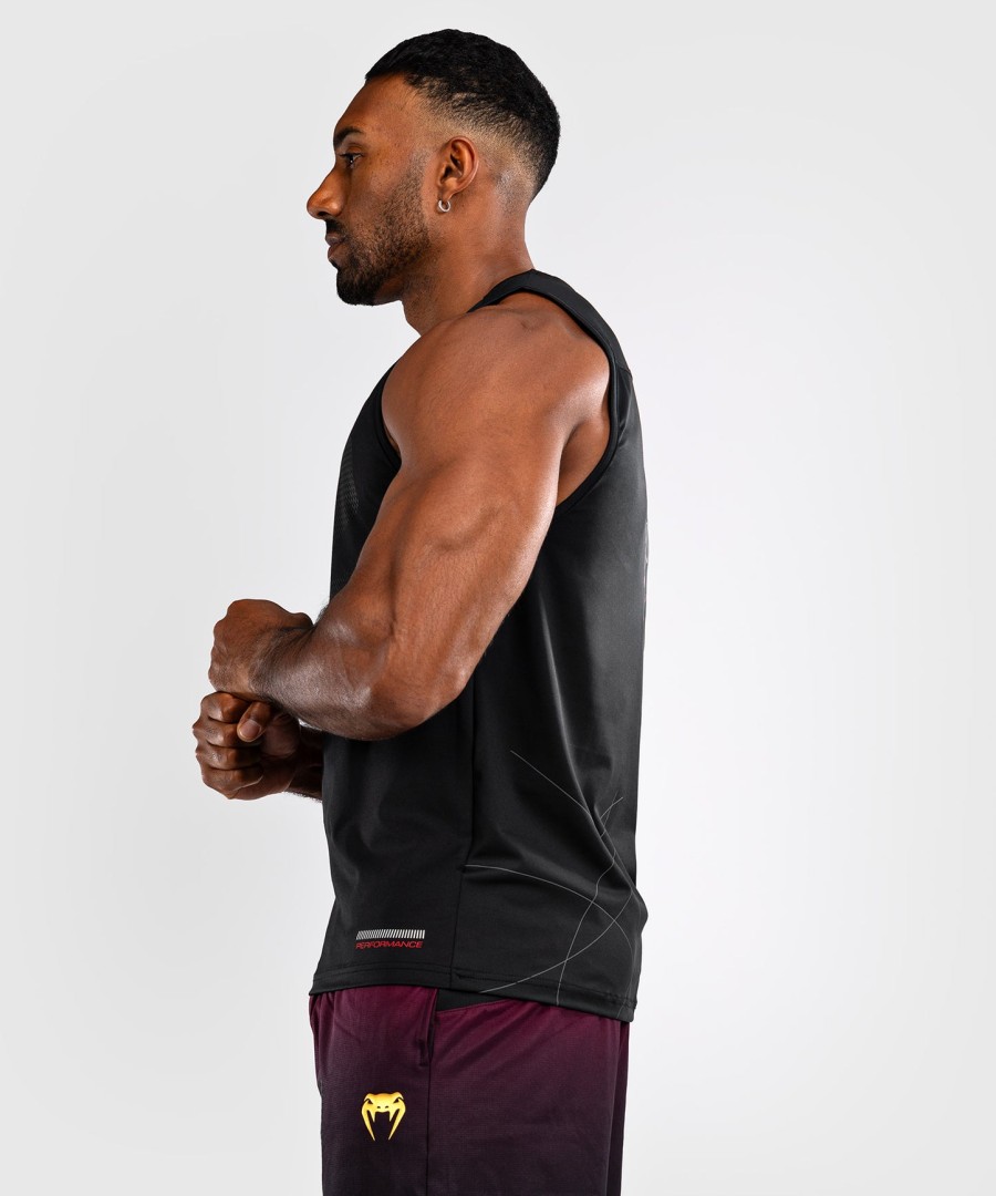 pánské tílko venum tactical xt dry-tech - černéohnivé červené
