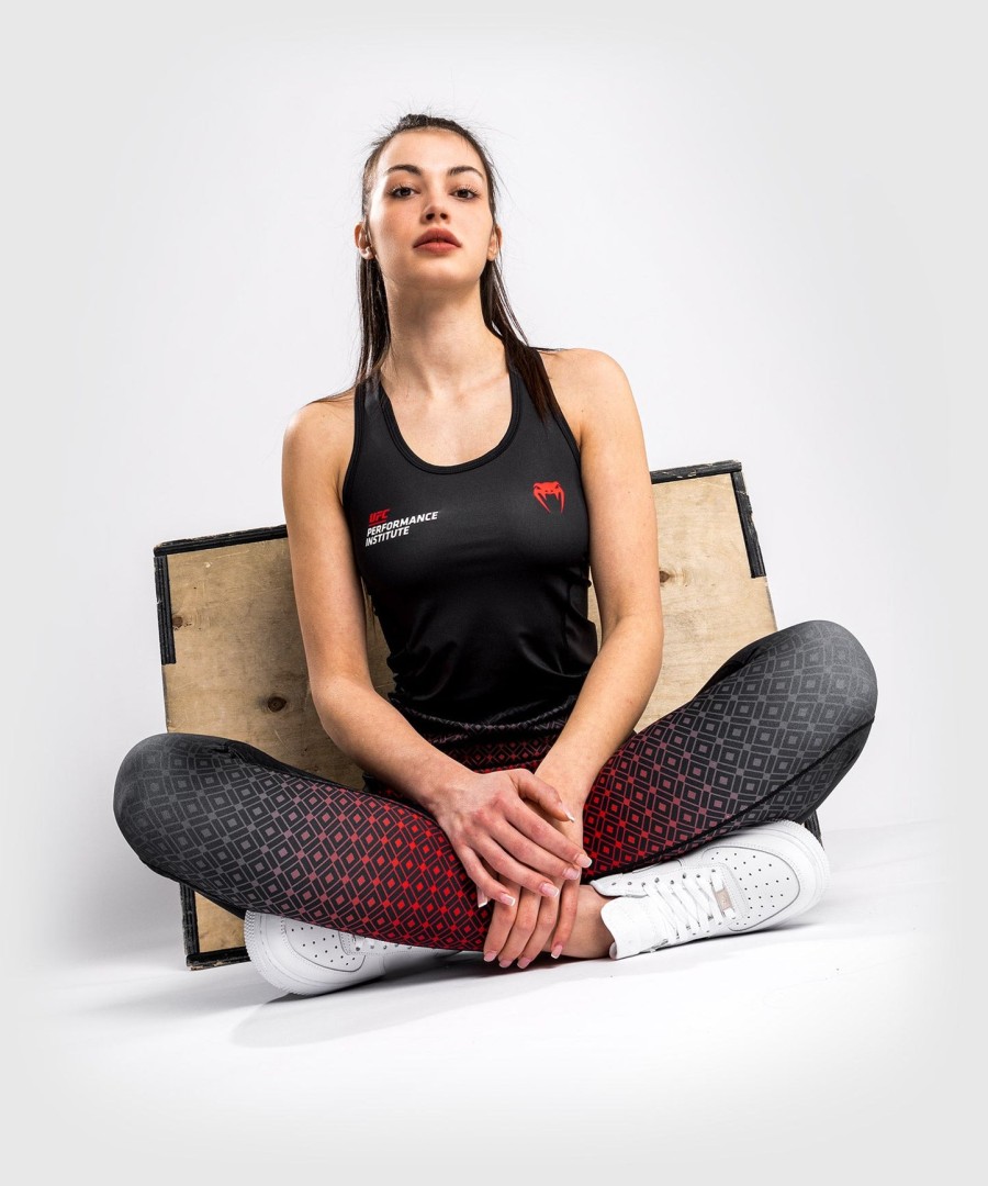 dámské tílko ufc venum performance institute dry tech - černéčervené