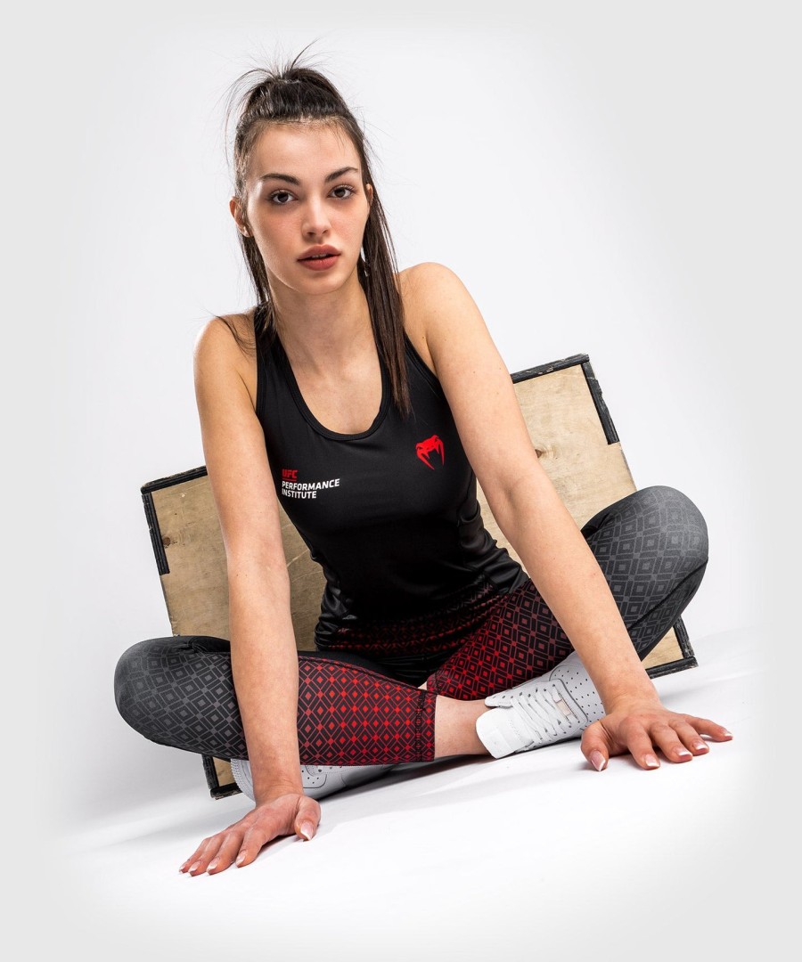 dámské tílko ufc venum performance institute dry tech - černéčervené