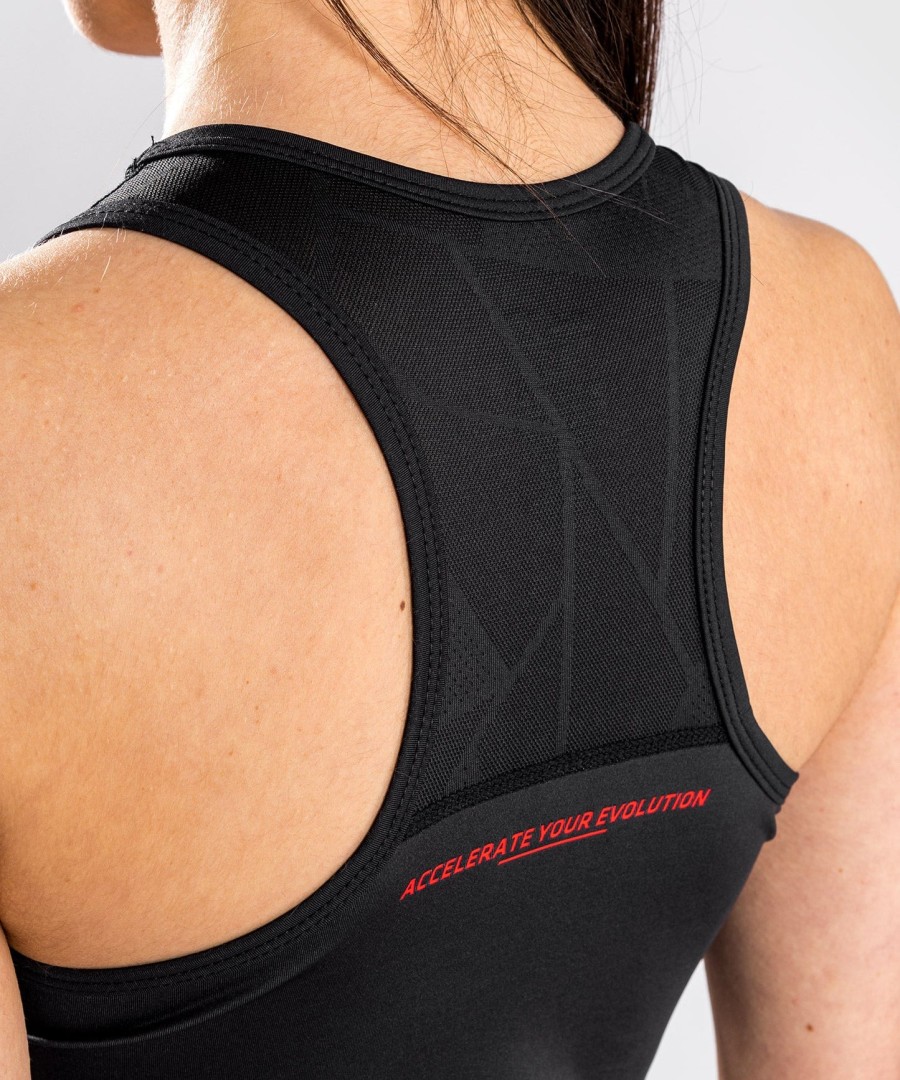 dámské tílko ufc venum performance institute dry tech - černéčervené