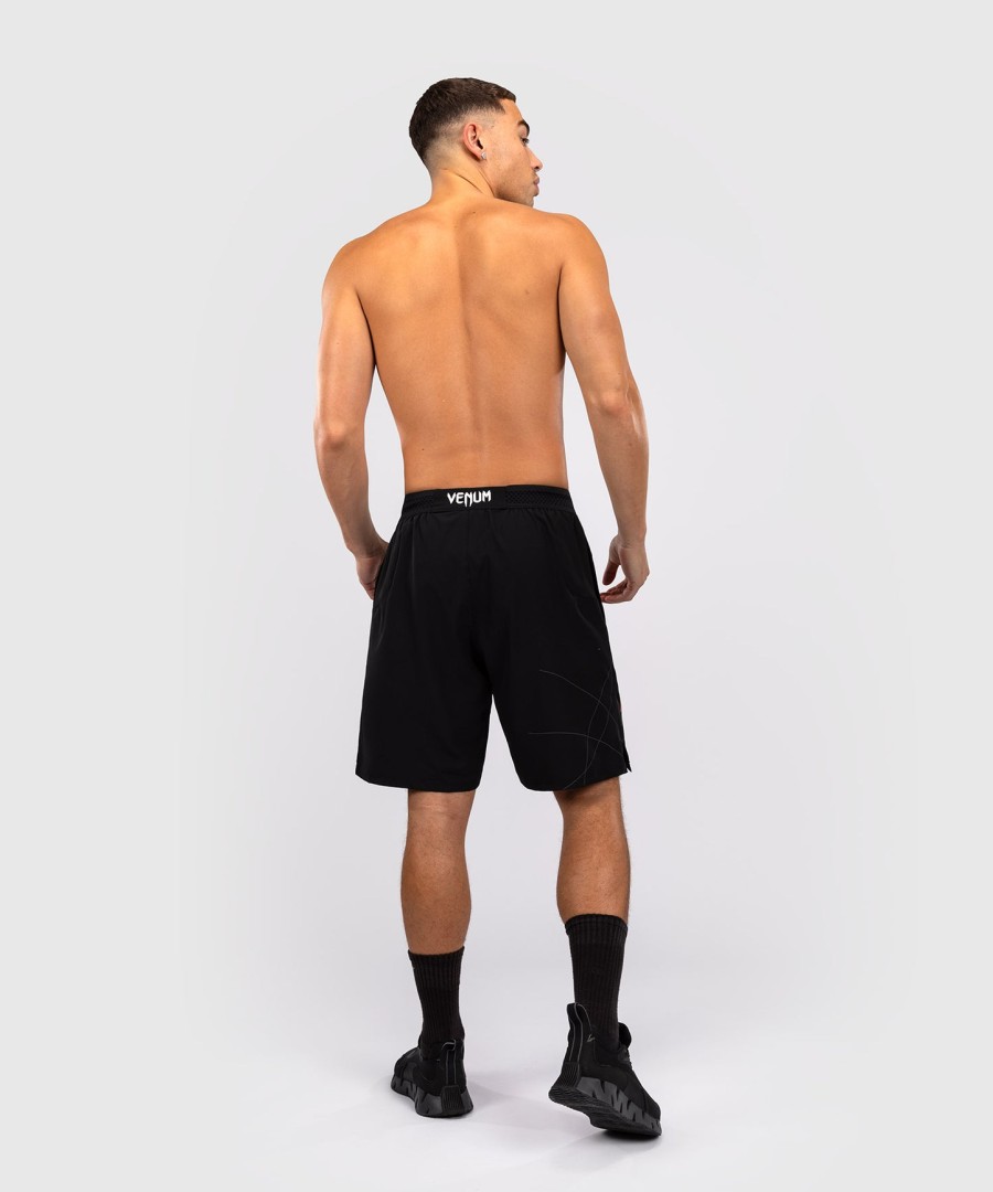 tréninkové kraťasy venum tactical xt - černéohnivé červené