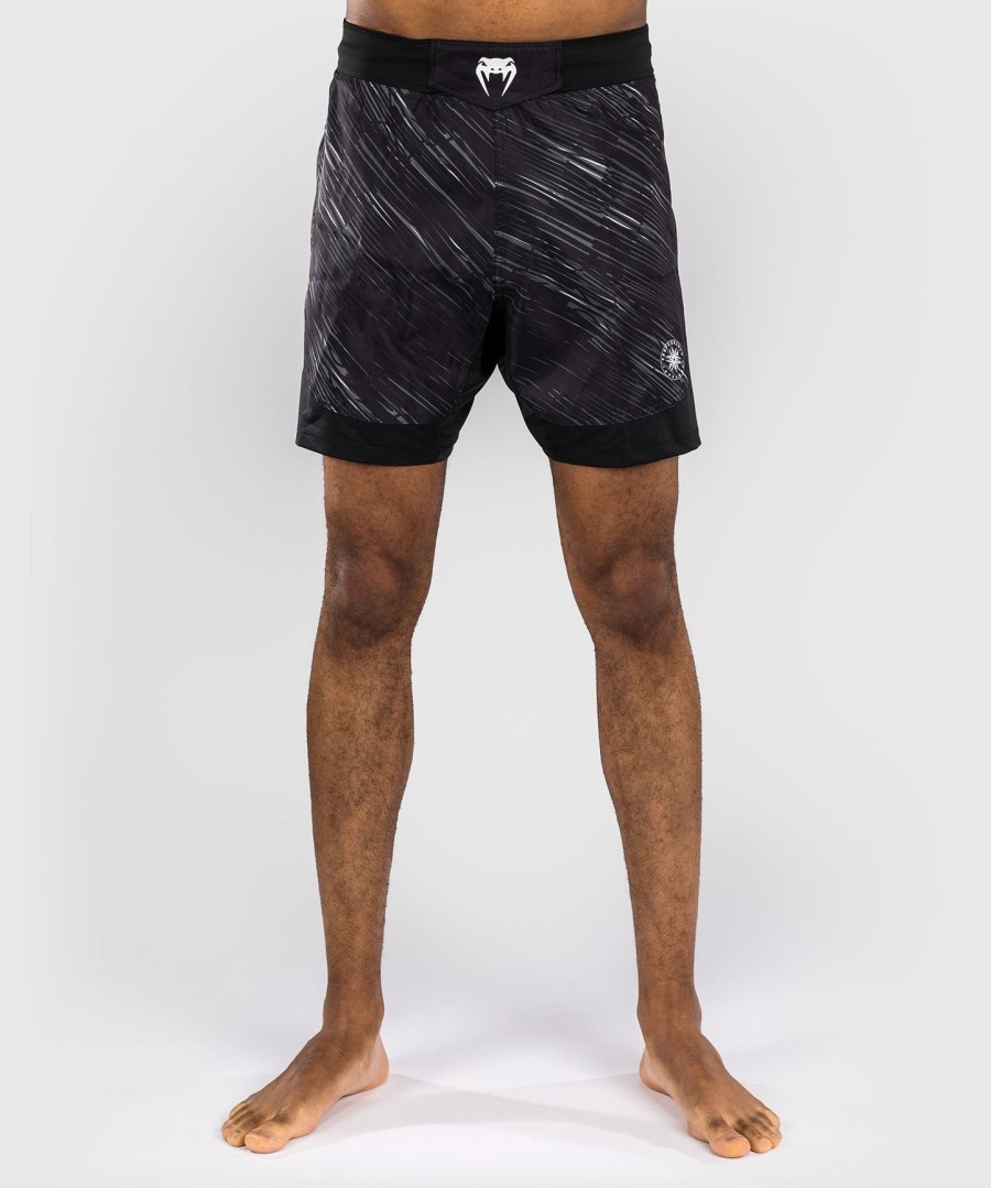 Šortky venum rapid fight - černéstorm grey